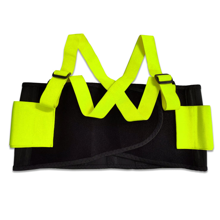 Elite Wear Hi-Vis Adjustable Suspender Back Support Belt