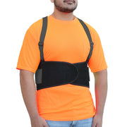 Elite Wear Hi-Vis Adjustable Suspender Back Support Belt