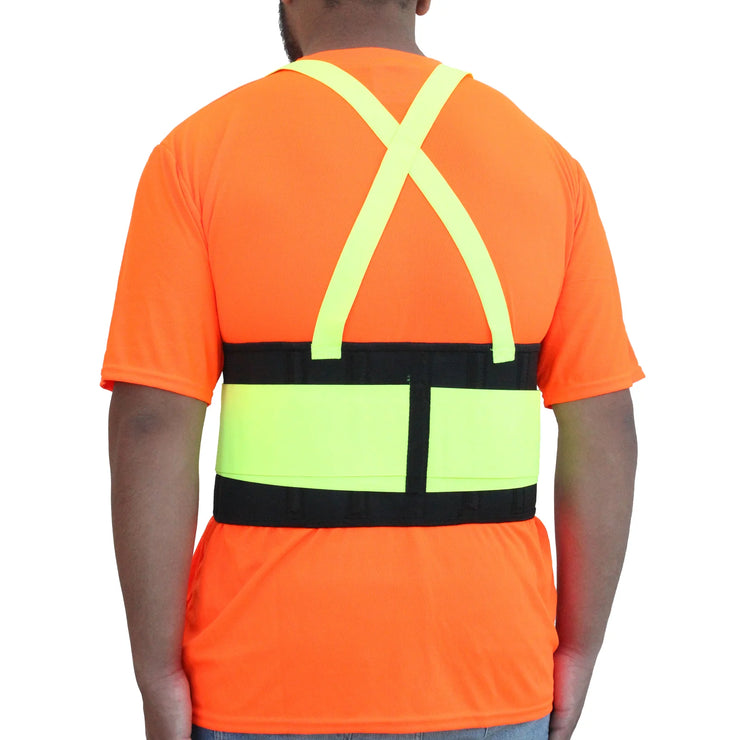 Elite Wear Hi-Vis Adjustable Suspender Back Support Belt