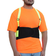 Elite Wear Hi-Vis Adjustable Suspender Back Support Belt