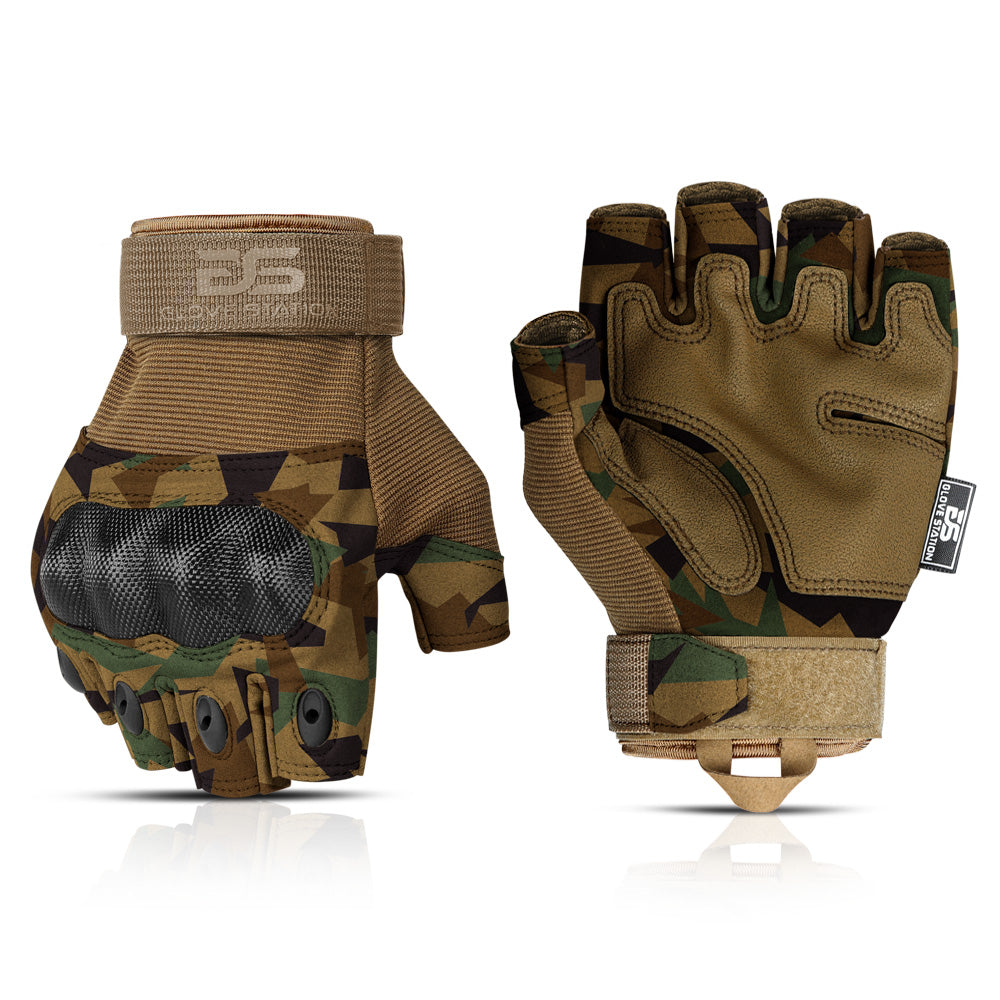 Knuckle Pro Fingerless M90 1 Pair Glove Station